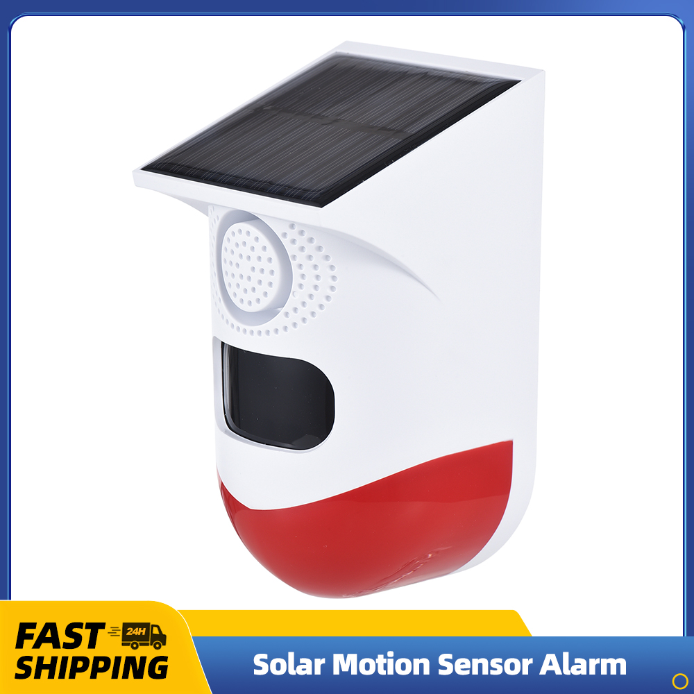 Solar Motion Sensor Alarm Outd - Outdoor Lighting Led Fixtures ulasan dan harga