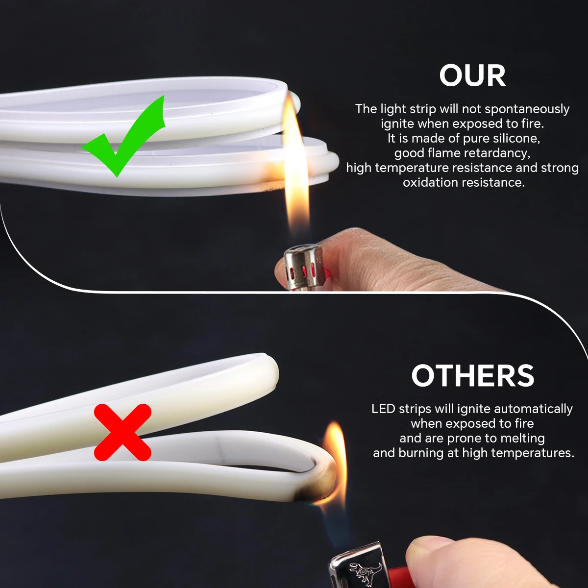 220V Real Silicone Tube Light  - Outdoor Lighting Led Strip ulasan dan harga