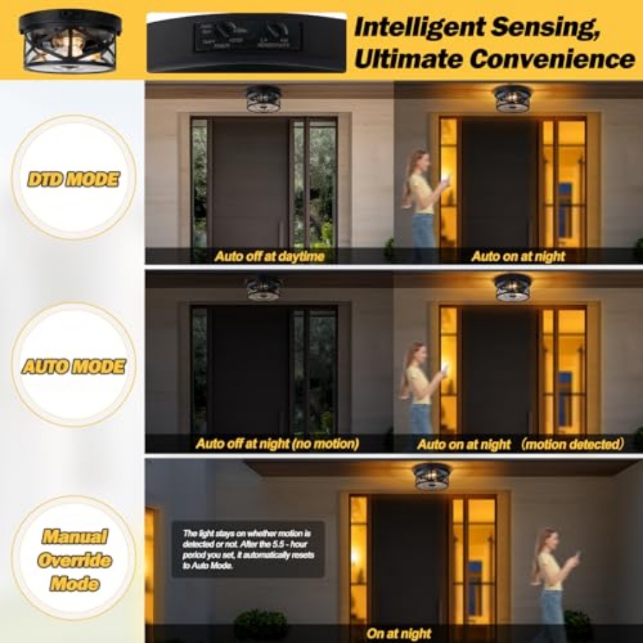 Motion Sensor Outdoor Ceiling  - Outdoor Lighting With Sensor ulasan dan harga