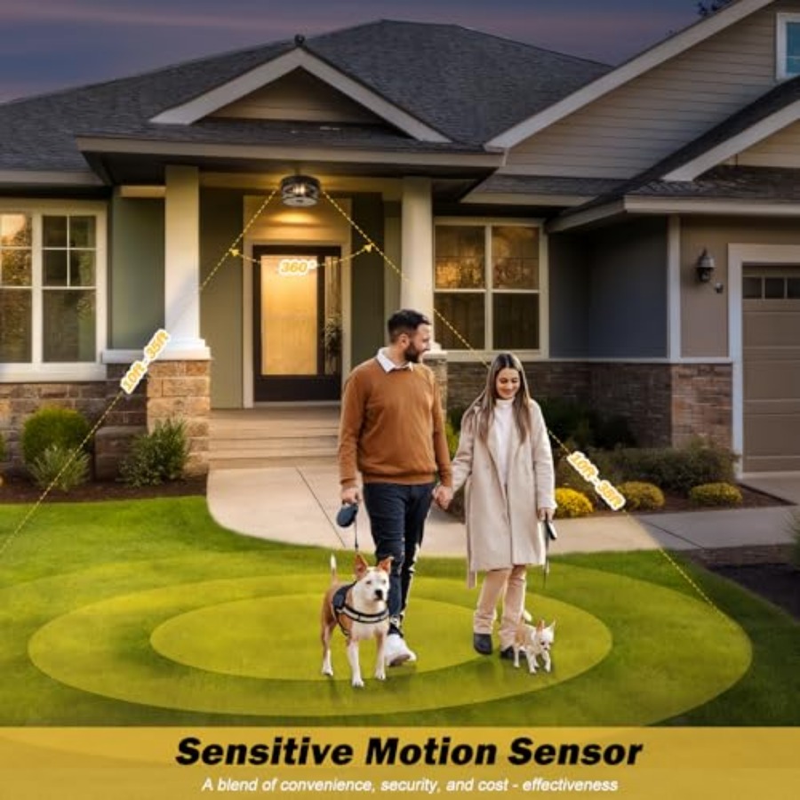 Motion Sensor Outdoor Ceiling  - Outdoor Lighting With Sensor ulasan dan harga