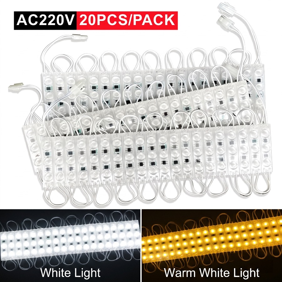 220V Highlight Led Module 20PC - Outdoor Lighting Led Strip ulasan dan harga