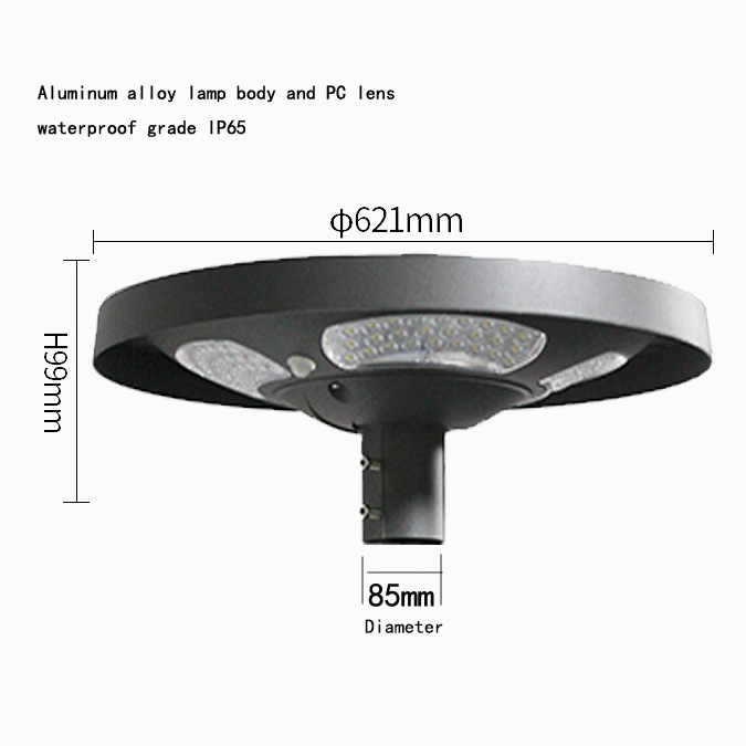 Waterproof IP65 UFO Solar LED  - Outdoor Lighting Battery ulasan dan harga