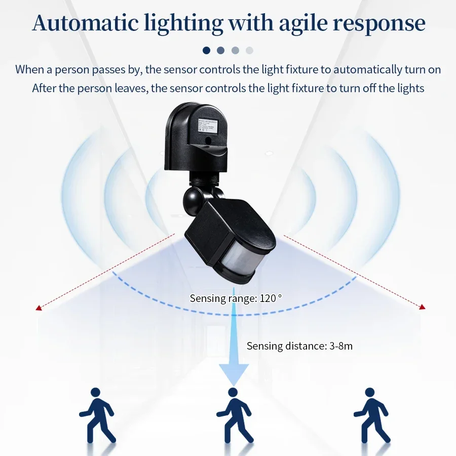 PIR Motion Sensor 220V 110V 12 - Outdoor Lighting Led Fixtures ulasan dan harga