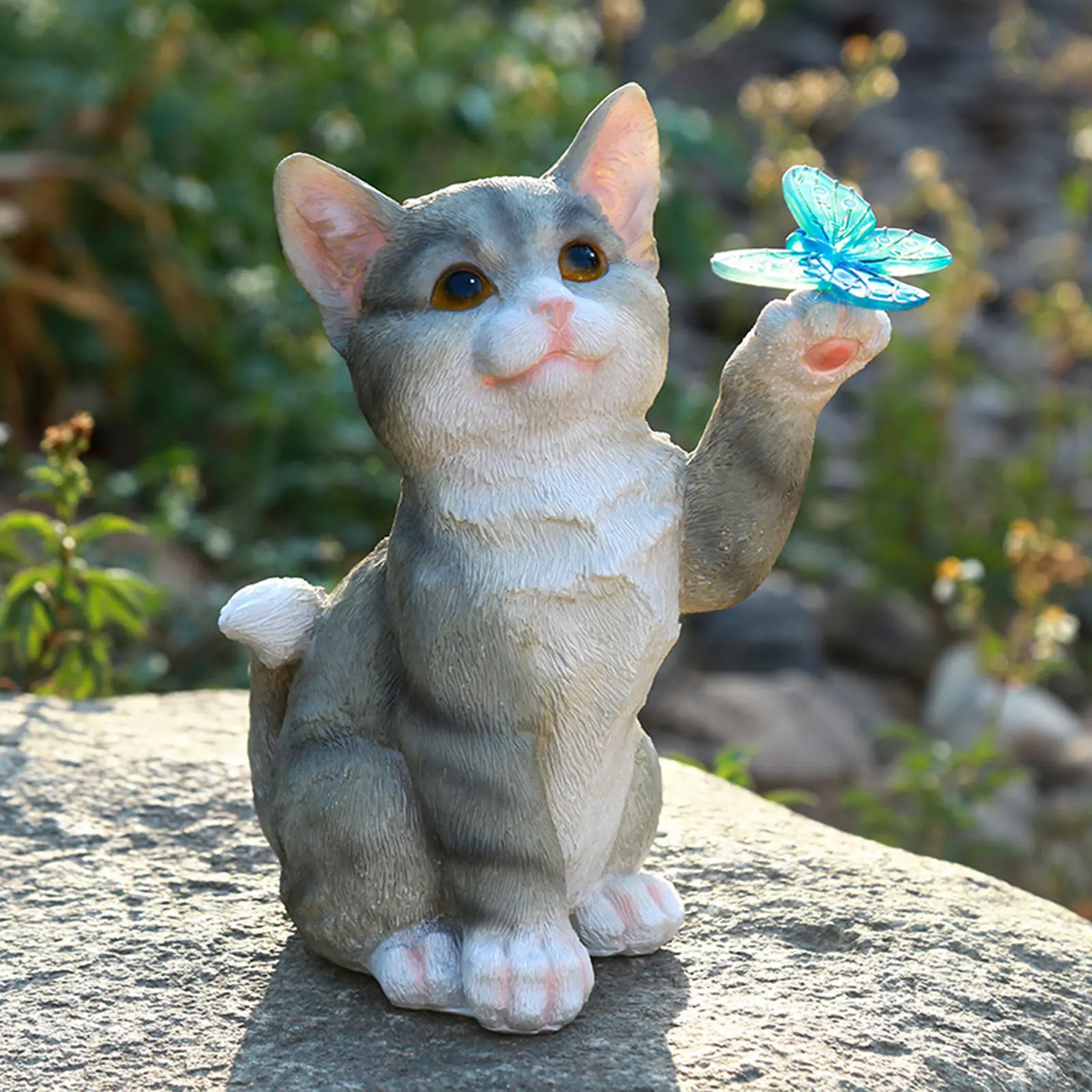Outdoor Cat Sculpture Figurine - Outdoor Lighting Under Pergola ulasan dan harga