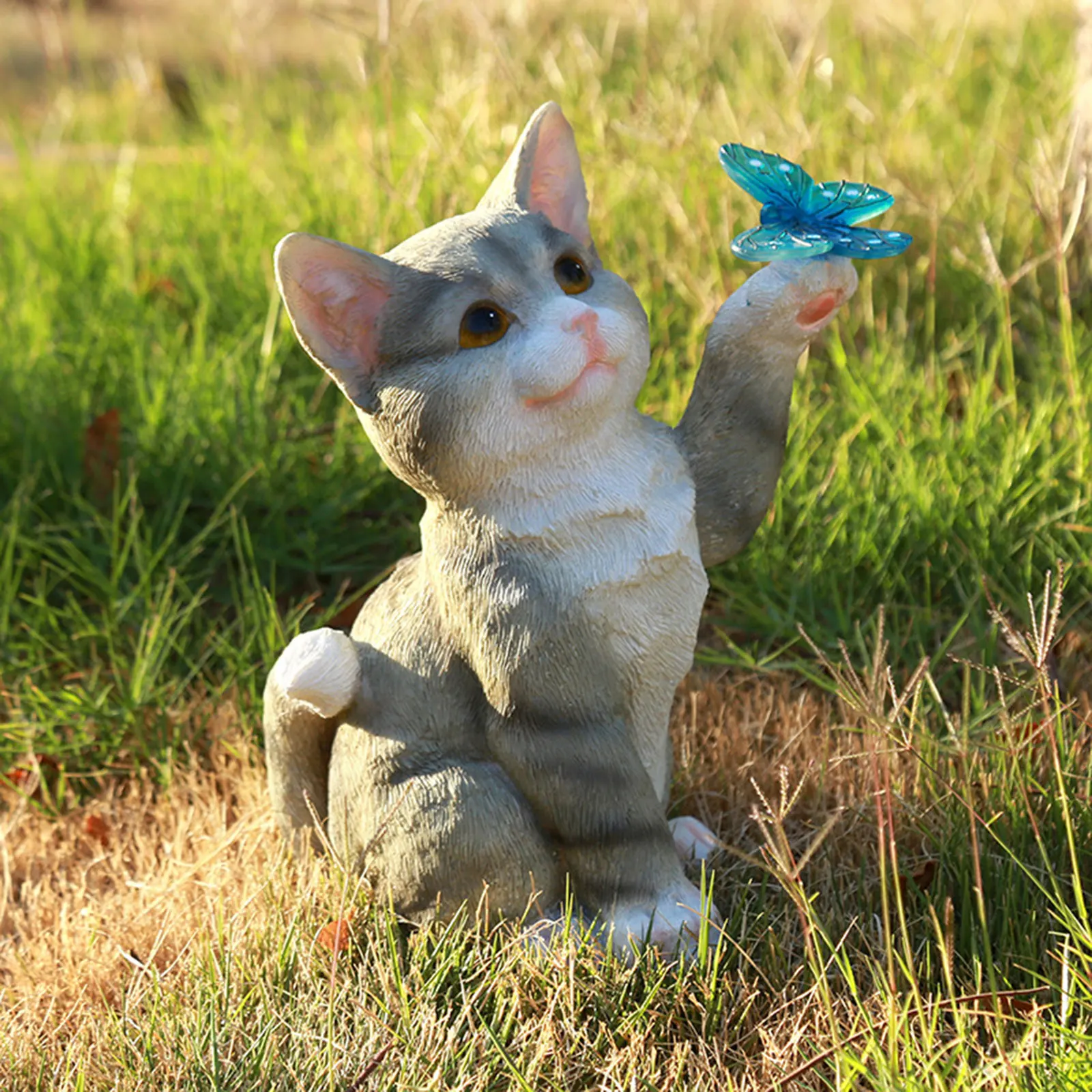 Outdoor Cat Sculpture Figurine - Outdoor Lighting Under Pergola ulasan dan harga