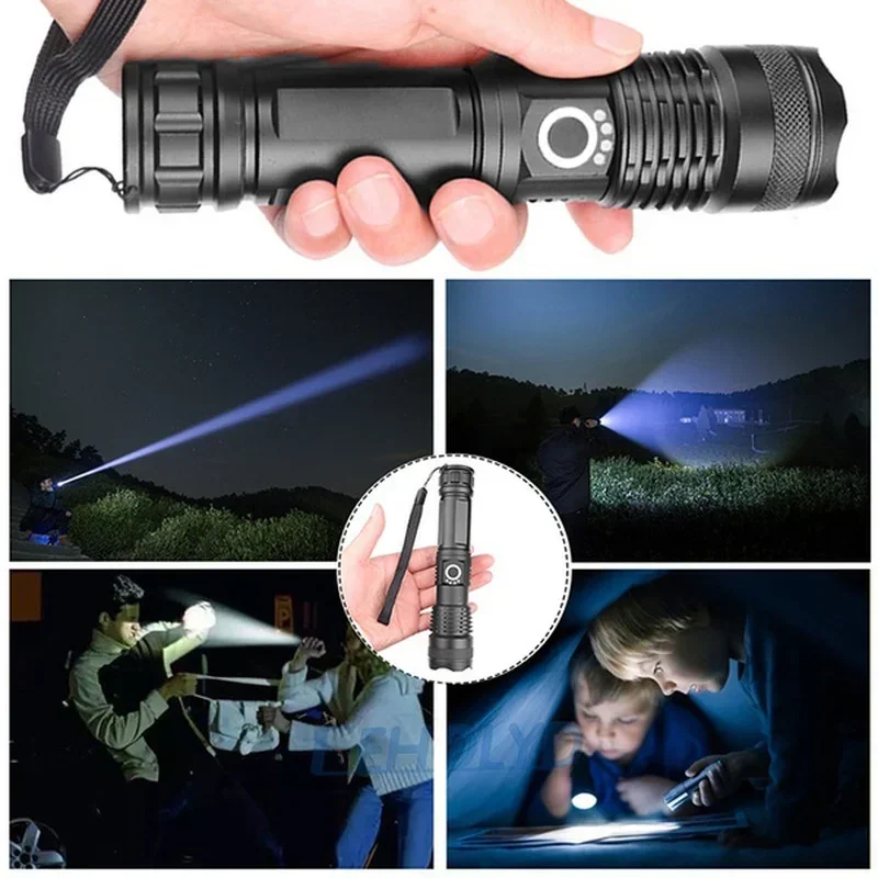 High Power XHP70 Led Flashligh - Outdoor Lighting Types ulasan dan harga