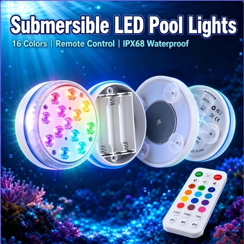 Garden Pond Aquarium 13LED Sub - Pond Light Submersible ulasan dan harga